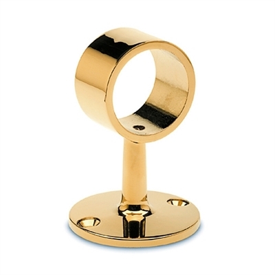 Håndlisteholder, Ø 25,4 mm, Messing