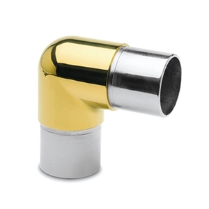 Vinkel 90°, Ø38,1 mm, Messing (Flush)