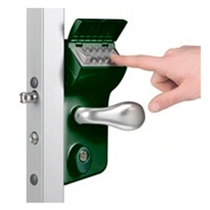 Locinox makanisk kodelås til 10 mm fladstålsramme.