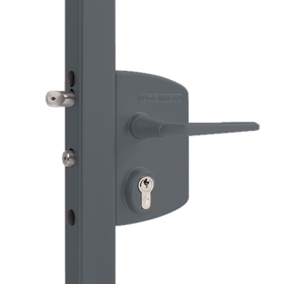 Locinox Portlås alu til 10 mm flad profil RAL 7016