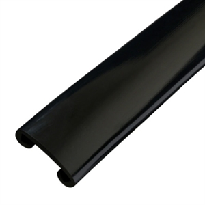 Plastikbeklædning metermål 30x8 sort