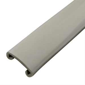 Plastikbeklædning metermål 40x8 grå