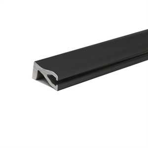 Topliste i sort anodiseret aluminium