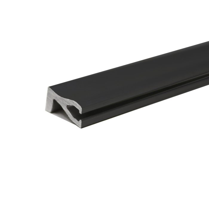 Topliste i sort anodiseret aluminium