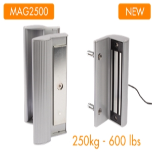 Locinox MAG2500 elektro magnetisk lås med håndtag.