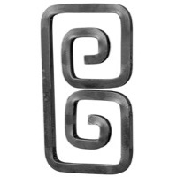 12 x 12 x 120 x 215 mm i smedejern