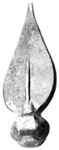 Ø 32 H 180 mm i smedejern