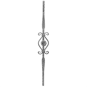 Baluster i smedejern