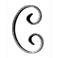 12 x 6 mm 105 x 150 mm i smedejern