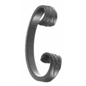 12 x 6 mm 60 x 110 mm  i smedejern