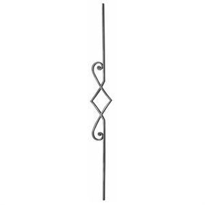 Baluster i smedejern